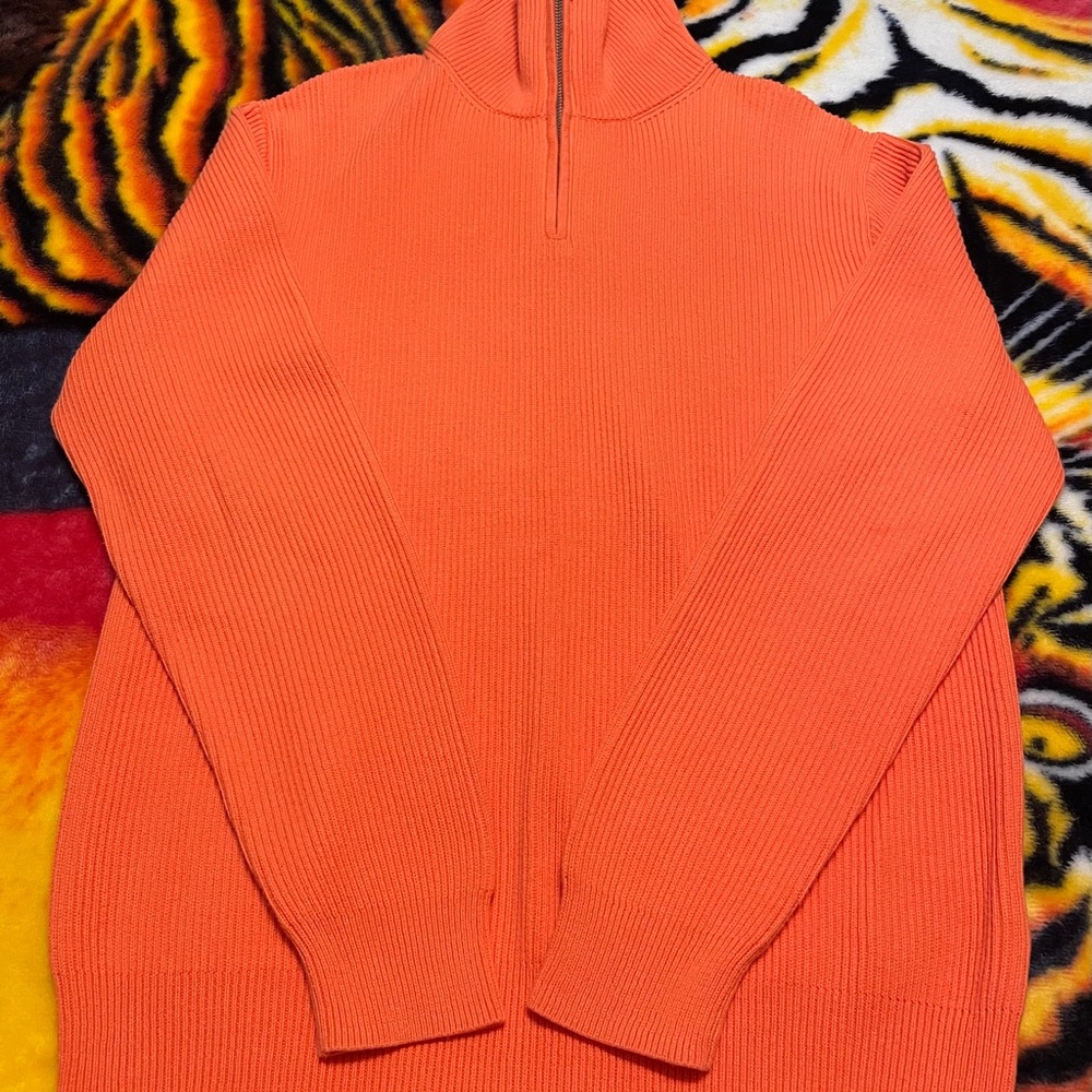 J Crew 1/4 zip knit sweater